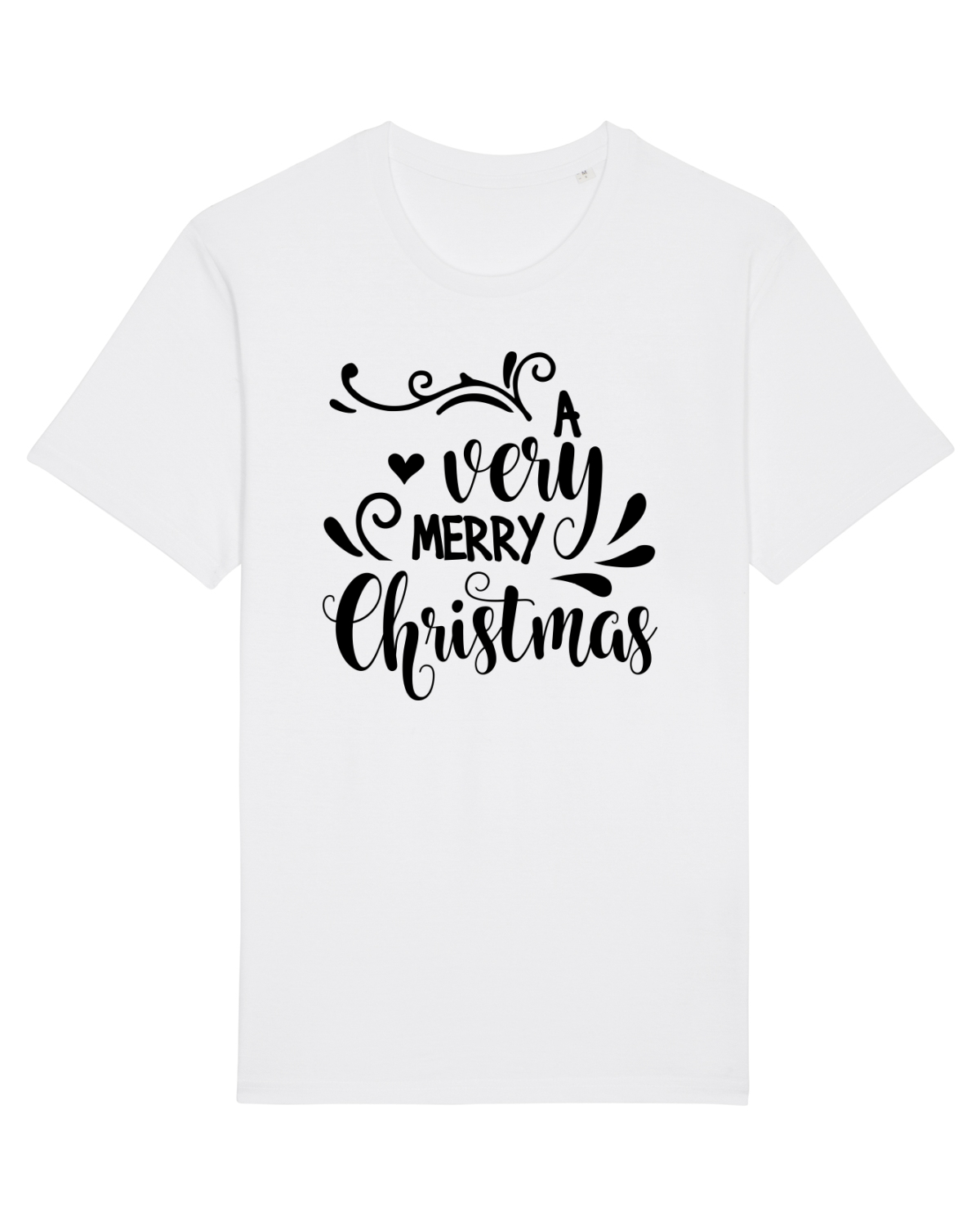 Tricou mânecă scurtă Unisex Rocker White