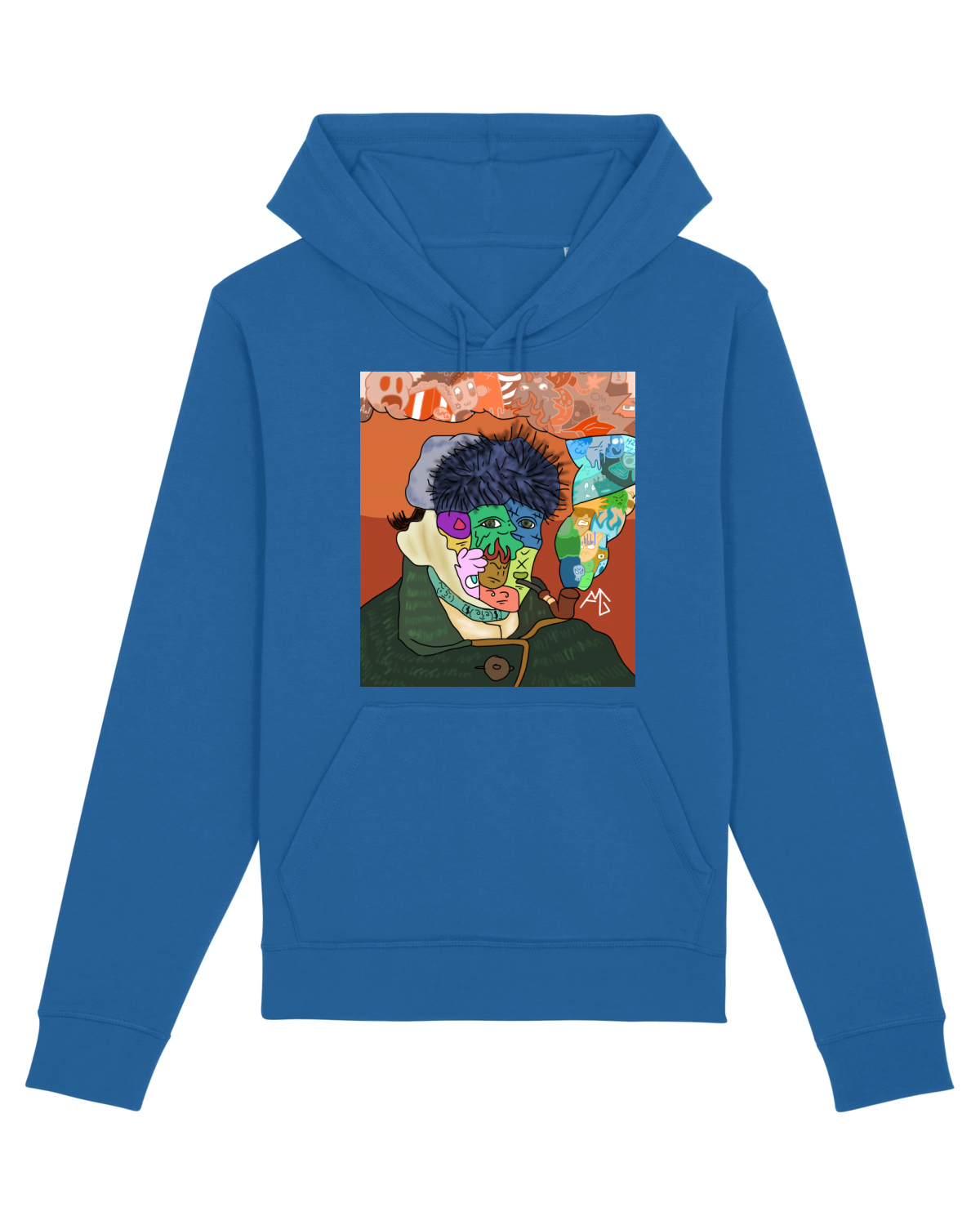 Hanorac Unisex Drummer Royal Blue
