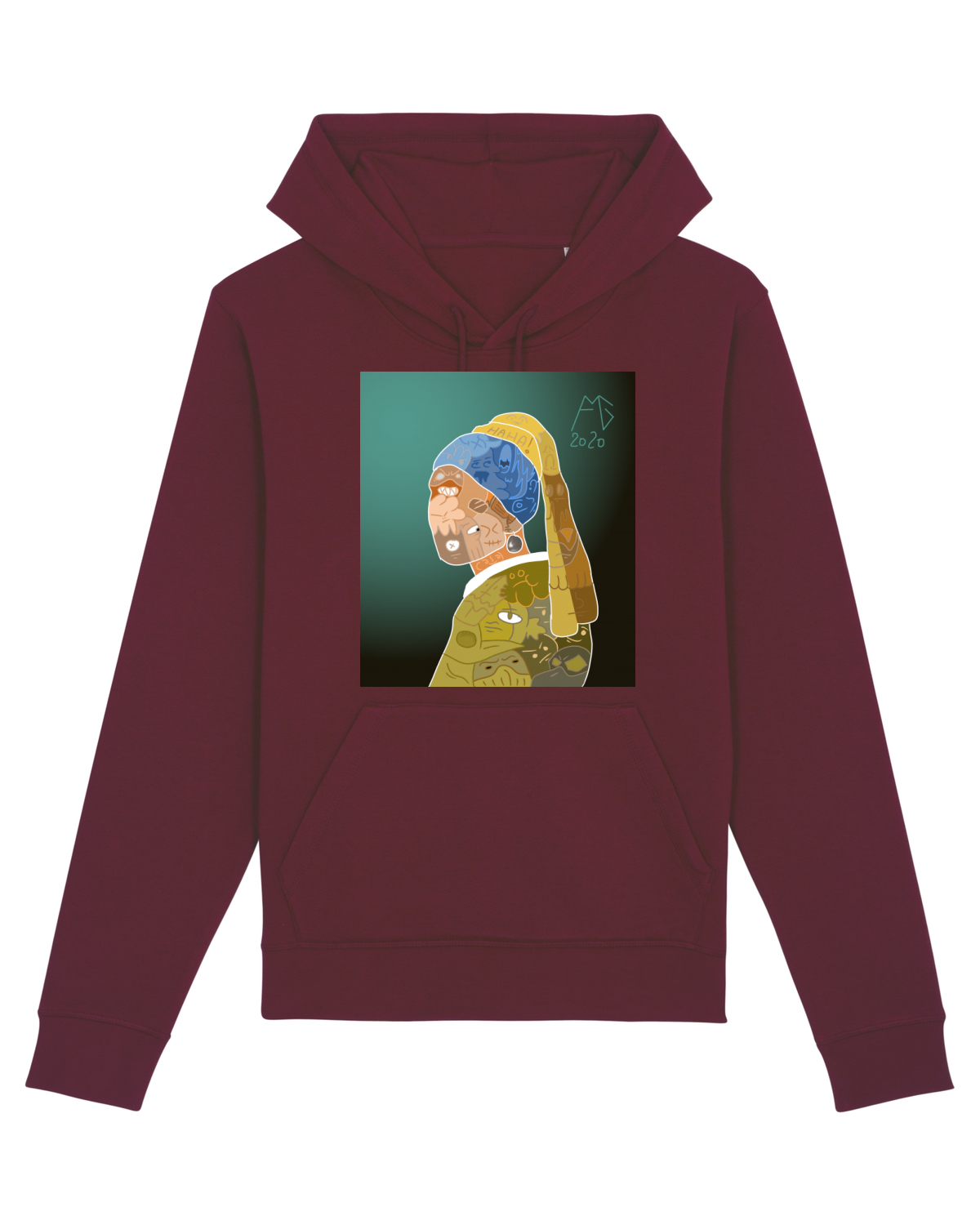 Hanorac Unisex Drummer Burgundy