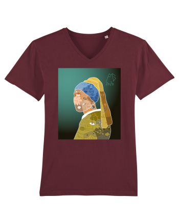 Doodle cu perla Burgundy