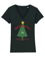 Christmas Tree, Oh, Christmas Tree Tricou mânecă scurtă guler V Damă Evoker