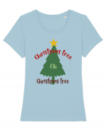 Christmas Tree, Oh, Christmas Tree Tricou mânecă scurtă guler larg fitted Damă Expresser