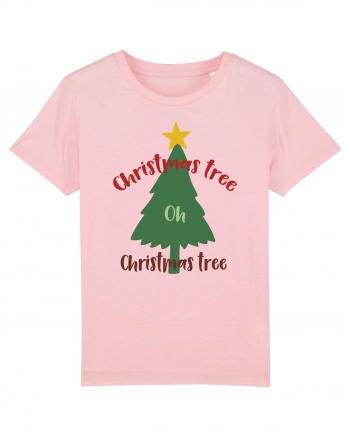 Christmas Tree, Oh, Christmas Tree Cotton Pink