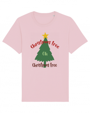 Christmas Tree, Oh, Christmas Tree Cotton Pink