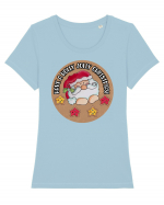 Have a Holly Jolly Christmas! Tricou mânecă scurtă guler larg fitted Damă Expresser