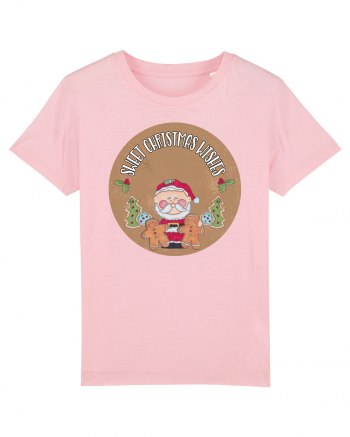 Sweet Christmas Wishes Cotton Pink