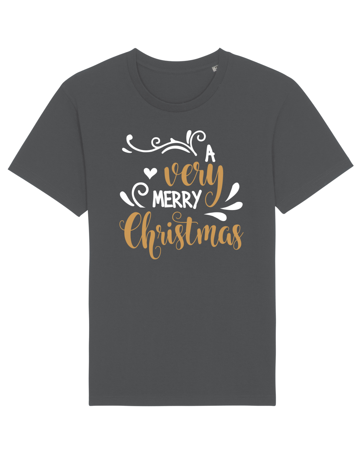 Tricou mânecă scurtă Unisex Rocker Anthracite
