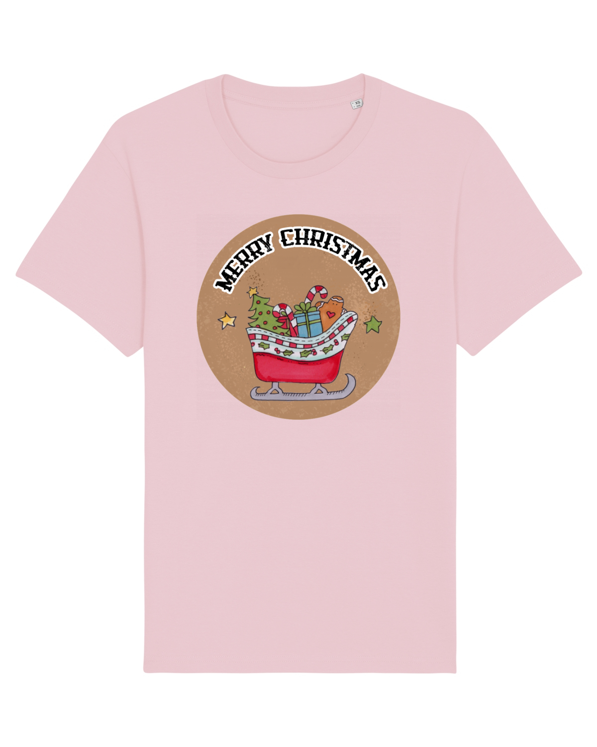 Tricou mânecă scurtă Unisex Rocker Cotton Pink