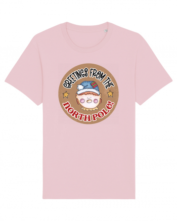 Greeting from the North Pole Cotton Pink