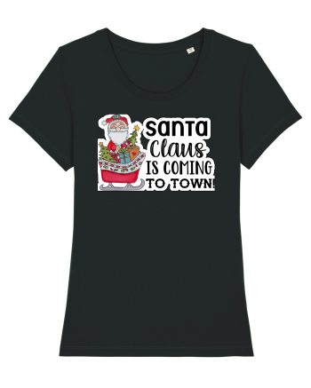 Santa Claus is Coming to Town Black