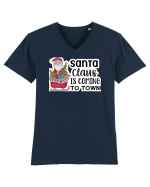 Santa Claus is Coming to Town Tricou mânecă scurtă guler V Bărbat Presenter