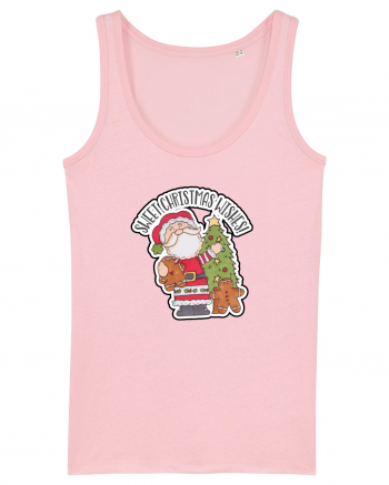 Sweet Christmas Wishes from Santa Cotton Pink