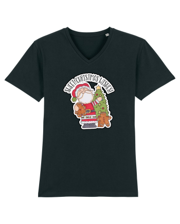 Sweet Christmas Wishes from Santa Black
