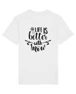 Viața e mai bună când avem zăpadă Tricou mânecă scurtă Unisex Rocker
