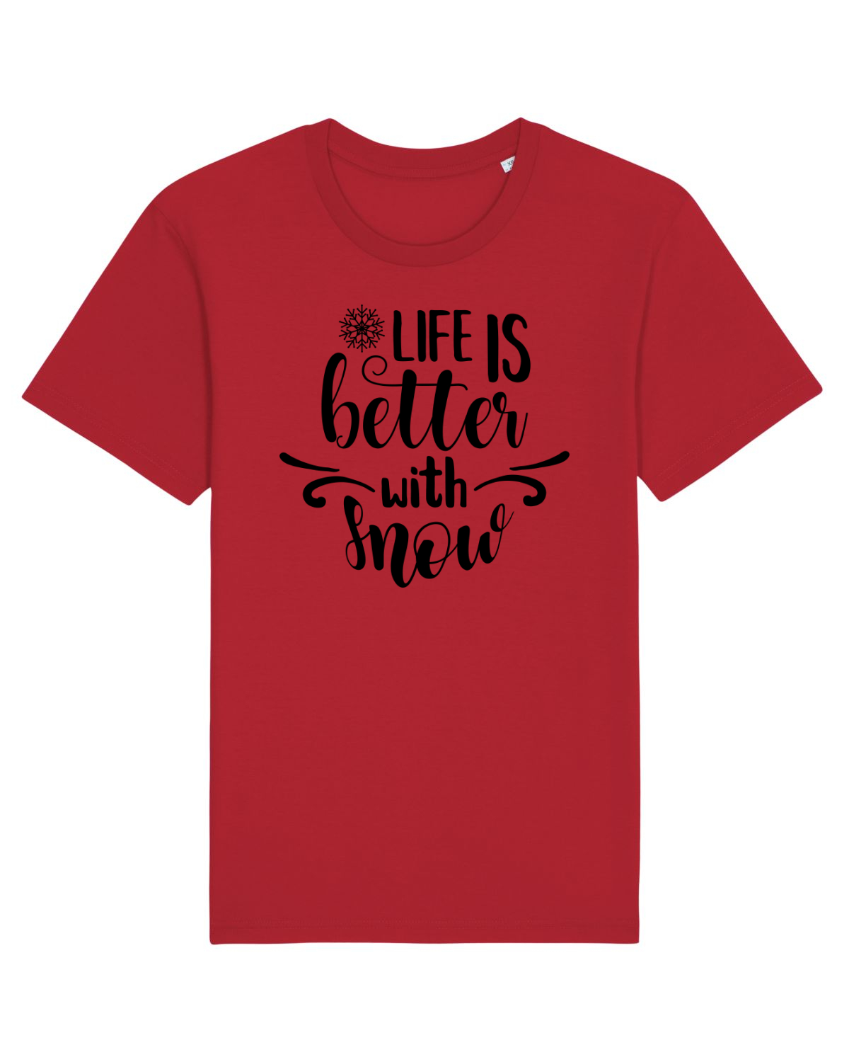 Tricou mânecă scurtă Unisex Rocker Red