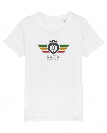 Rasta University Lion Logo White