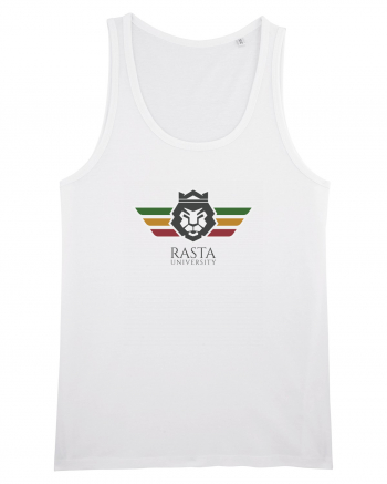 Rasta University Lion Logo White