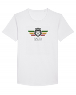 Rasta University Lion Logo Tricou mânecă scurtă guler larg Bărbat Skater