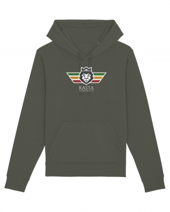 Rasta University Lion Logo Khaki