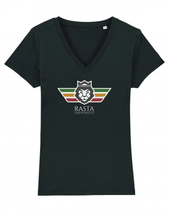 Rasta University Lion Logo Black