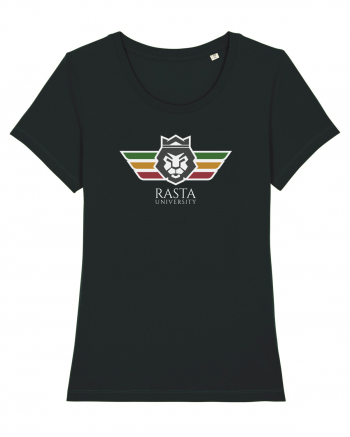 Rasta University Lion Logo Black