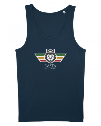 Rasta University Lion Logo Navy