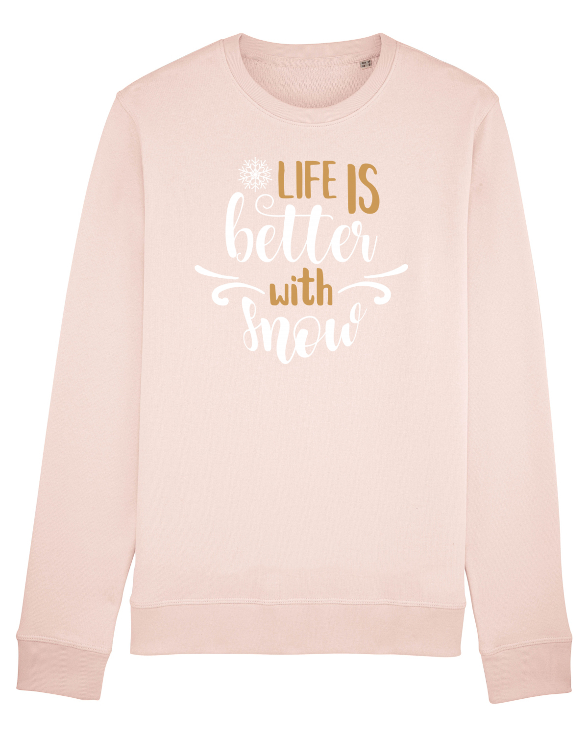 Bluză mânecă lungă Unisex Rise Candy Pink