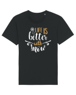 Viața e mai bună când avem zăpadă Tricou mânecă scurtă Unisex Rocker
