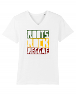 Roots Rock Reggae Tricou mânecă scurtă guler V Bărbat Presenter