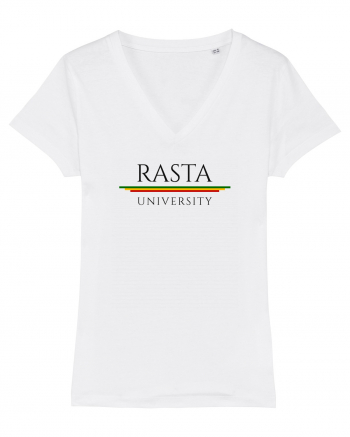 Rasta University Logo White