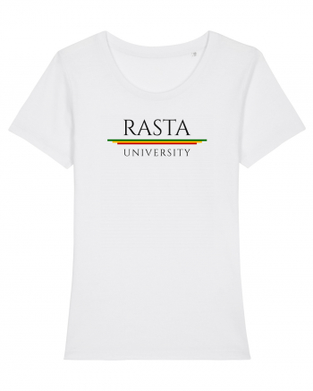 Rasta University Logo White