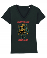 Professional Pizza Eater Tricou mânecă scurtă guler V Damă Evoker