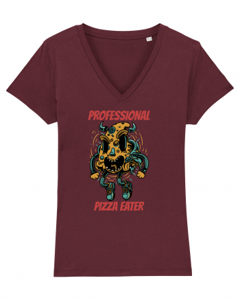 Professional Pizza Eater Burgundy