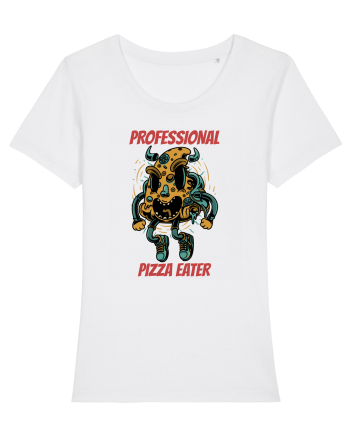 Professional Pizza Eater White