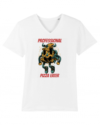 Professional Pizza Eater White