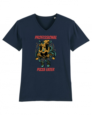 Professional Pizza Eater French Navy