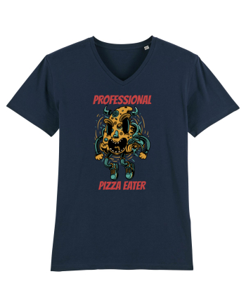 Professional Pizza Eater French Navy