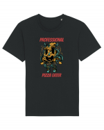 Professional Pizza Eater Tricou mânecă scurtă Unisex Rocker