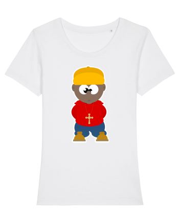 Cartoon Rapper White