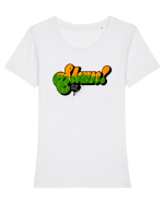 Slam! Tricou mânecă scurtă guler larg fitted Damă Expresser