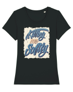 Killing me Softly Tricou mânecă scurtă guler larg fitted Damă Expresser