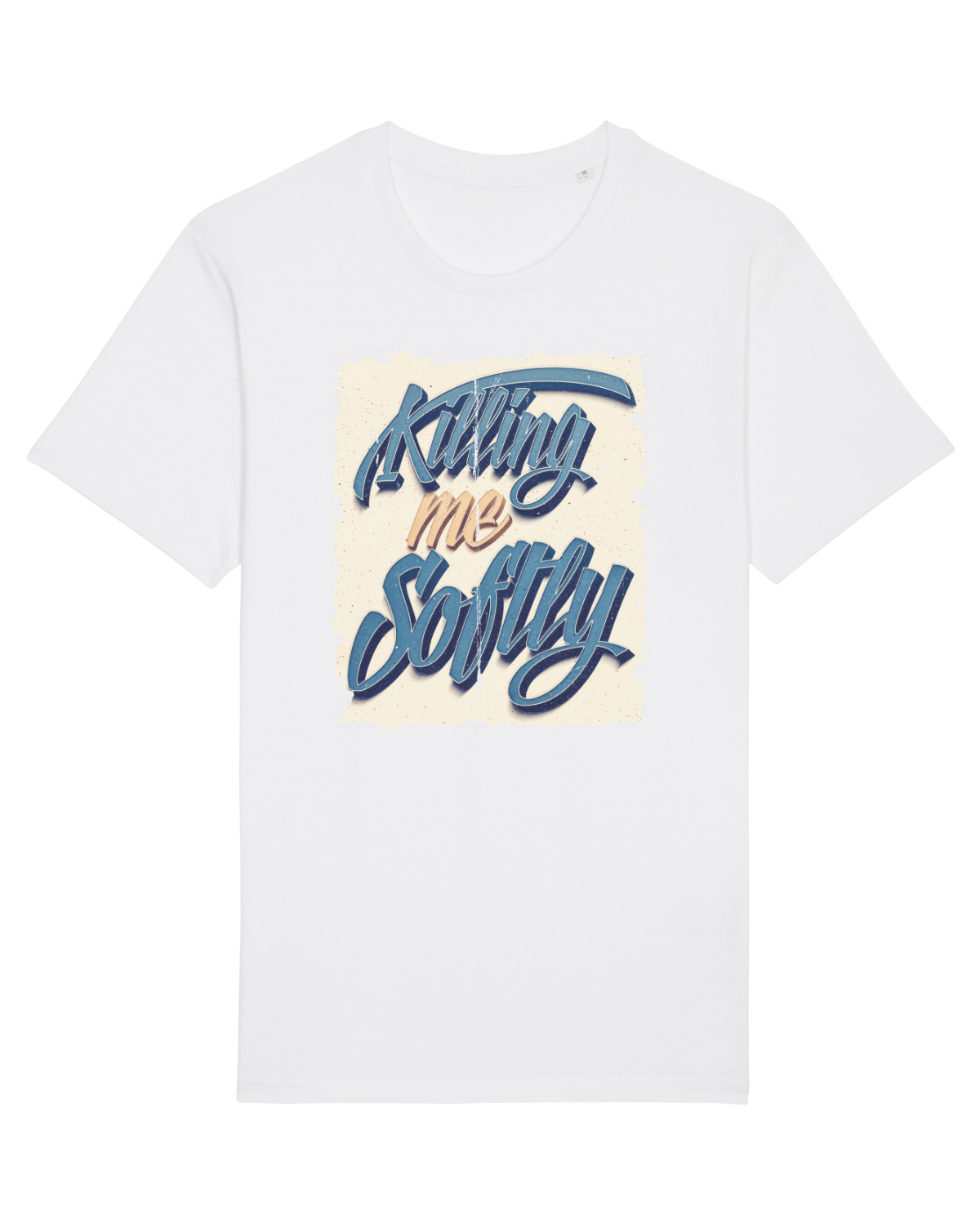 Tricou mânecă scurtă Unisex Rocker White
