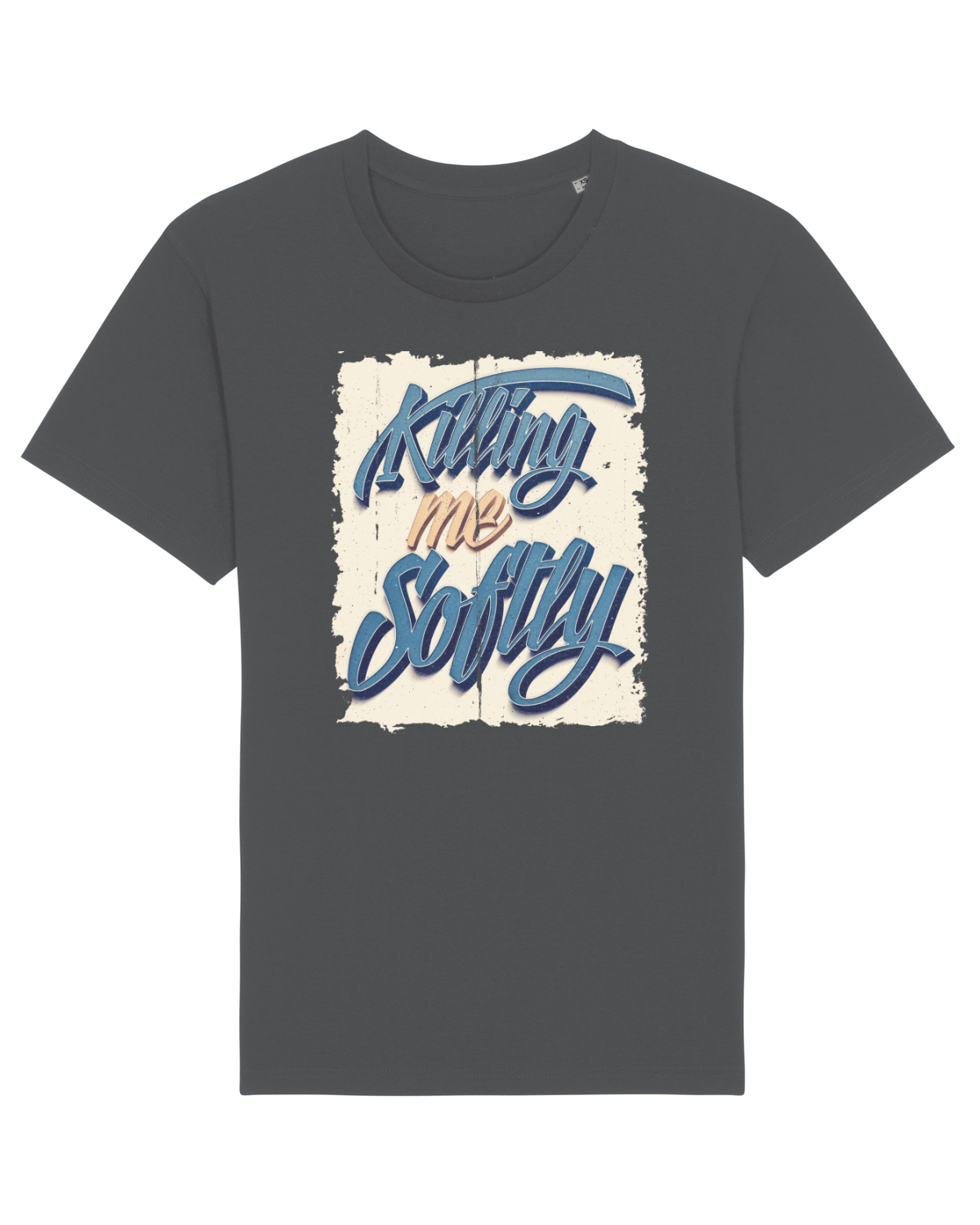 Tricou mânecă scurtă Unisex Rocker Anthracite