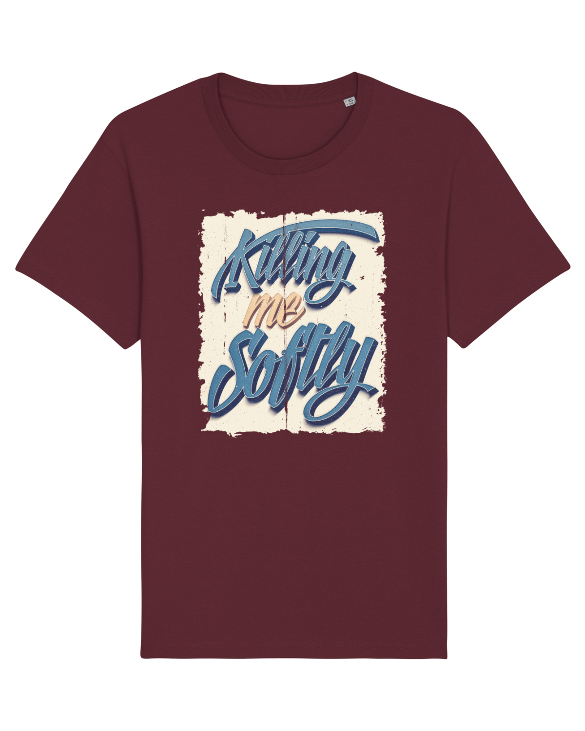 Tricou mânecă scurtă Unisex Rocker Burgundy