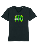 I don't Take Shortcuts Tricou mânecă scurtă guler V Bărbat Presenter