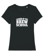 Leader of the Brew Shool Tricou mânecă scurtă guler larg fitted Damă Expresser