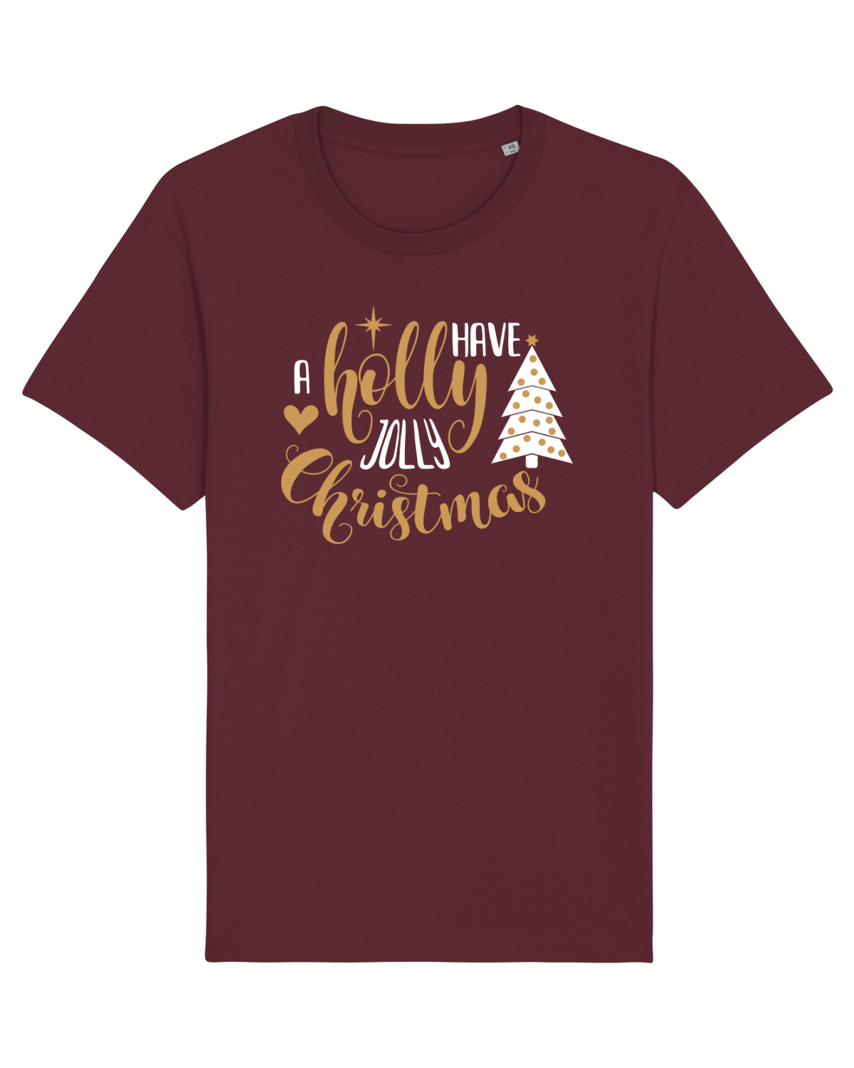 Tricou mânecă scurtă Unisex Rocker Burgundy