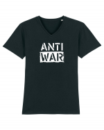 Anti War Tricou mânecă scurtă guler V Bărbat Presenter