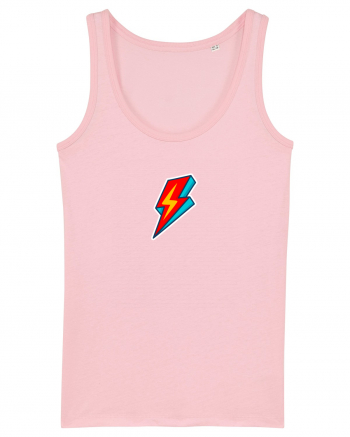 Retro  Lightning Bolt Cotton Pink