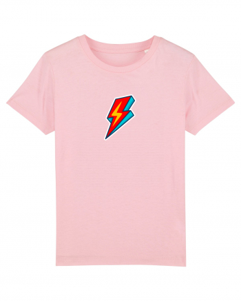 Retro  Lightning Bolt Cotton Pink